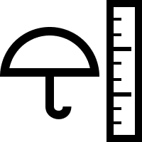 Precipitation intensity symbol
